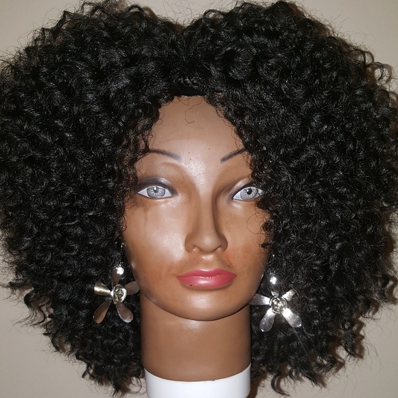 NEW Hand-made Brazilian Twist Crochet Wig #1b - Picture 4 of 6